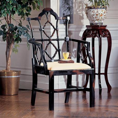 DESIGN TOSCANO Chinese Chippendale Chair AF1400